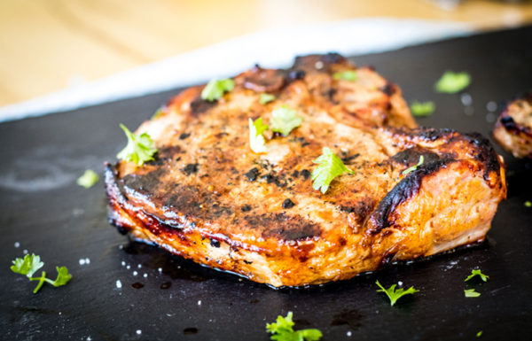 Sue Bee® Honey Soy Grilled Pork Chops - Sioux Honey Association Co-Op