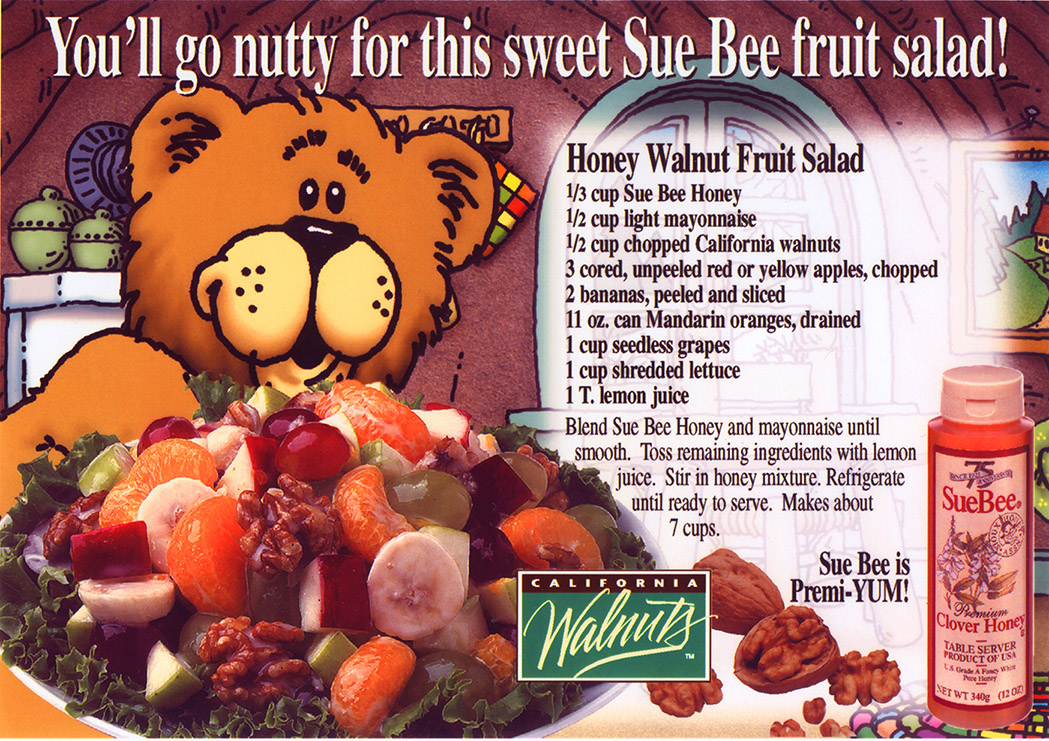 Sue Bee® honey Walnut salad