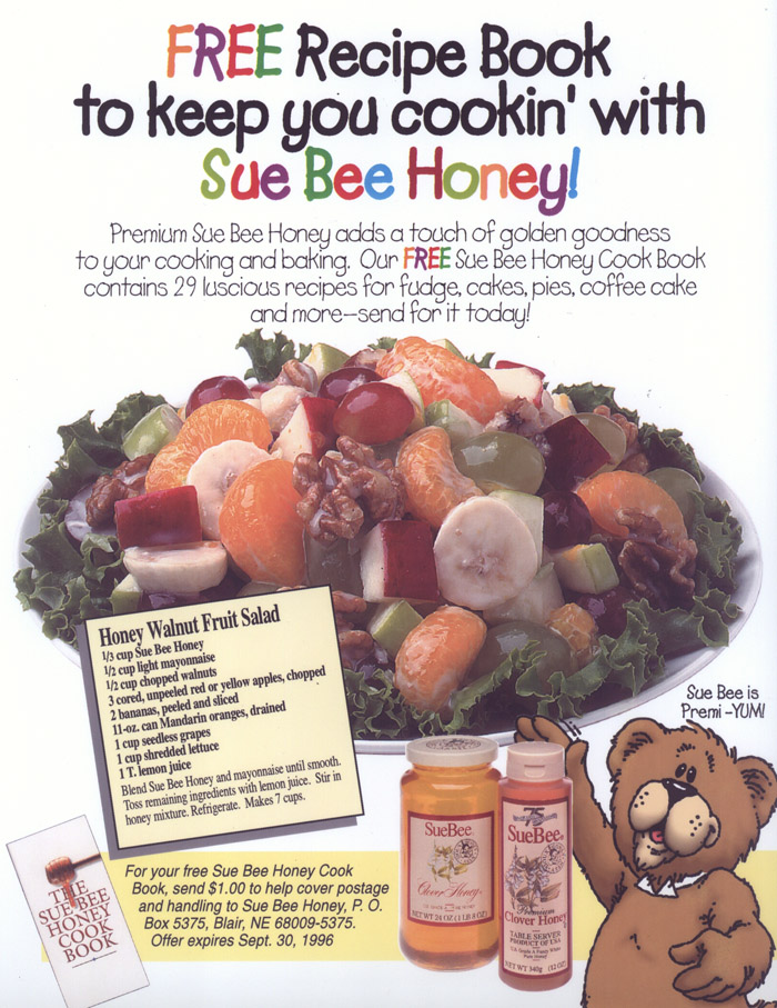 Sue Bee® honey kids cookbook