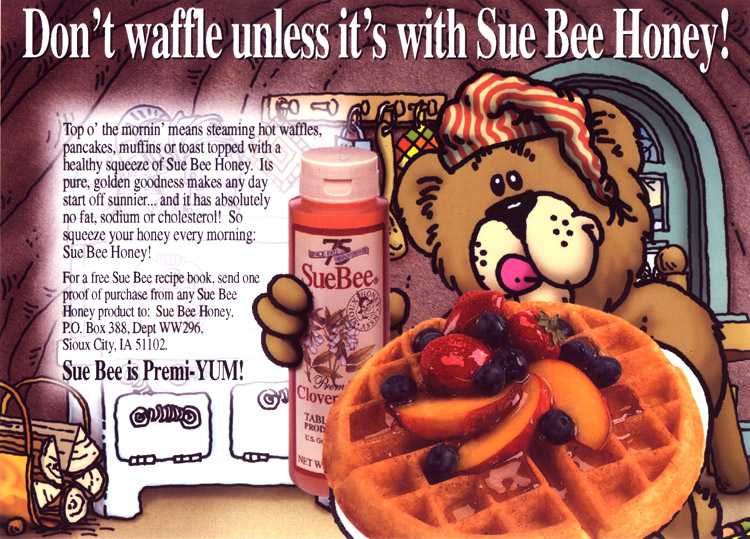 Sue Bee® honey waffles
