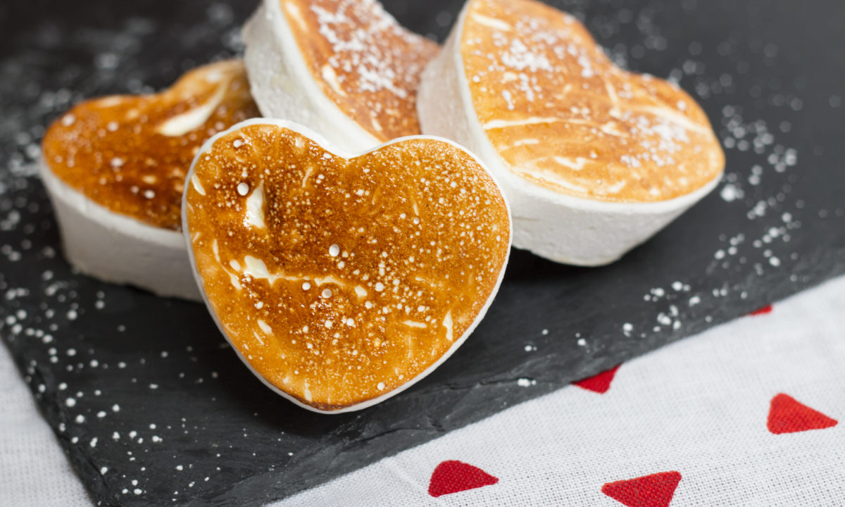 Heart-Shaped Honey Marshmallows