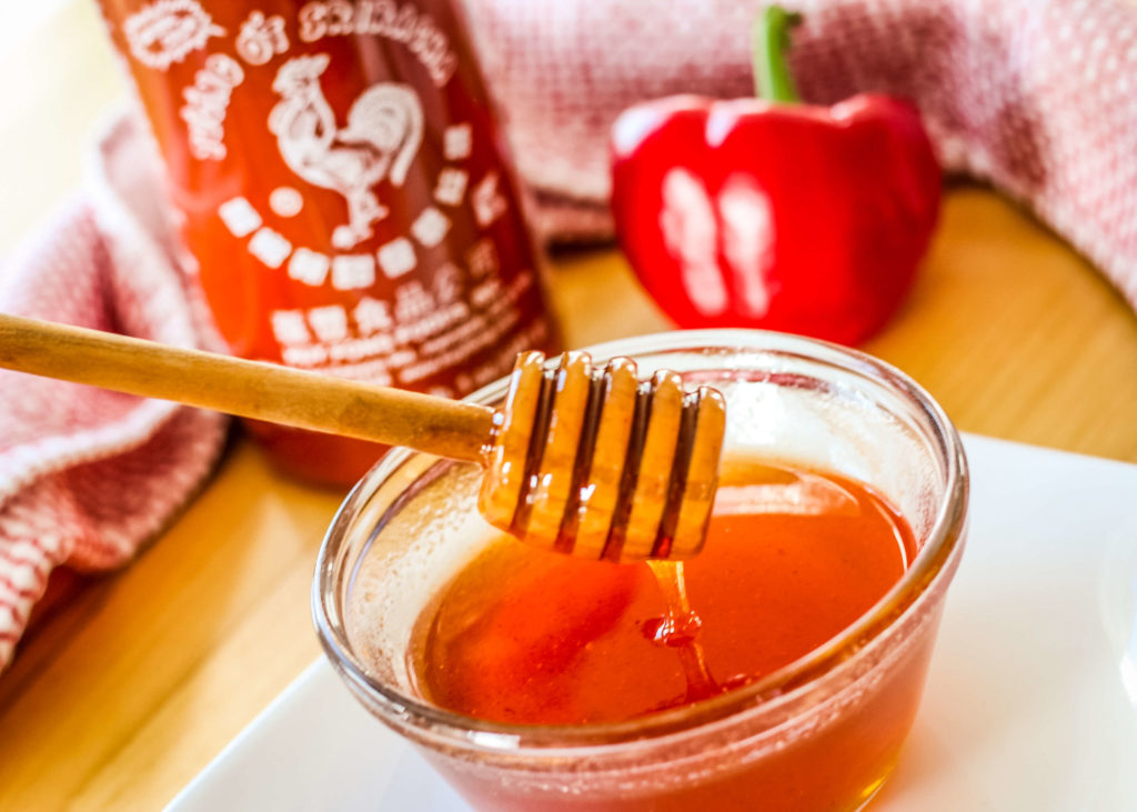 Photo of honey and Sriracha