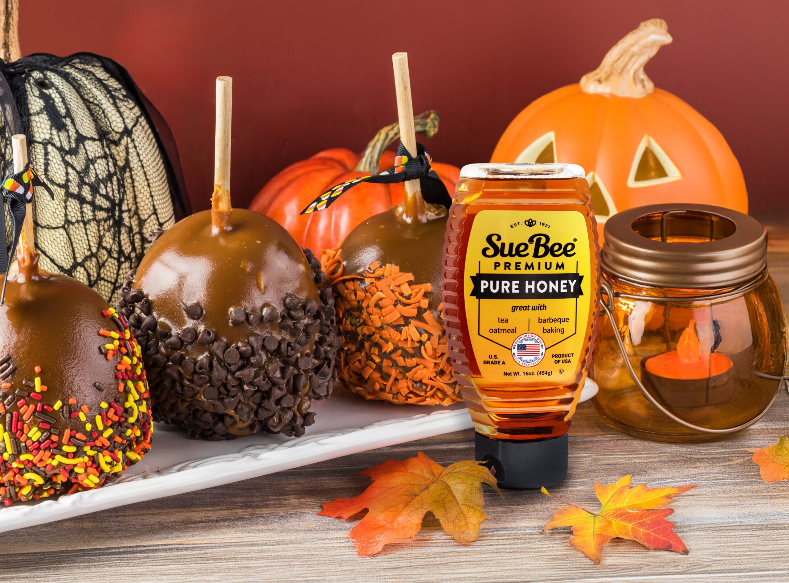 Honey Vanilla Caramel Apples - Sioux Honey Association Co-Op