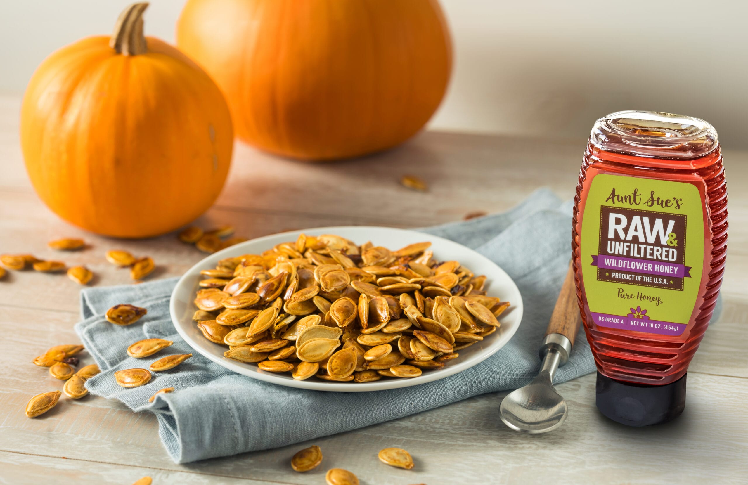 Aunt Sue's® Honey Roasted Pumpkin Seeds - Sioux Honey Association Co-Op