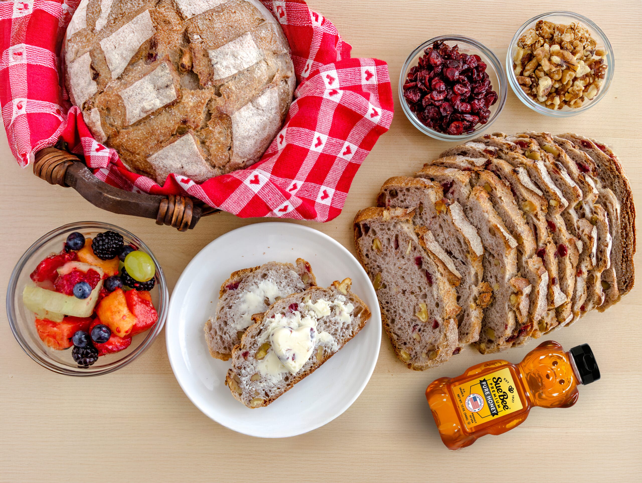 Honey Cranberry Oat Bread - Sioux Honey Association Co-Op