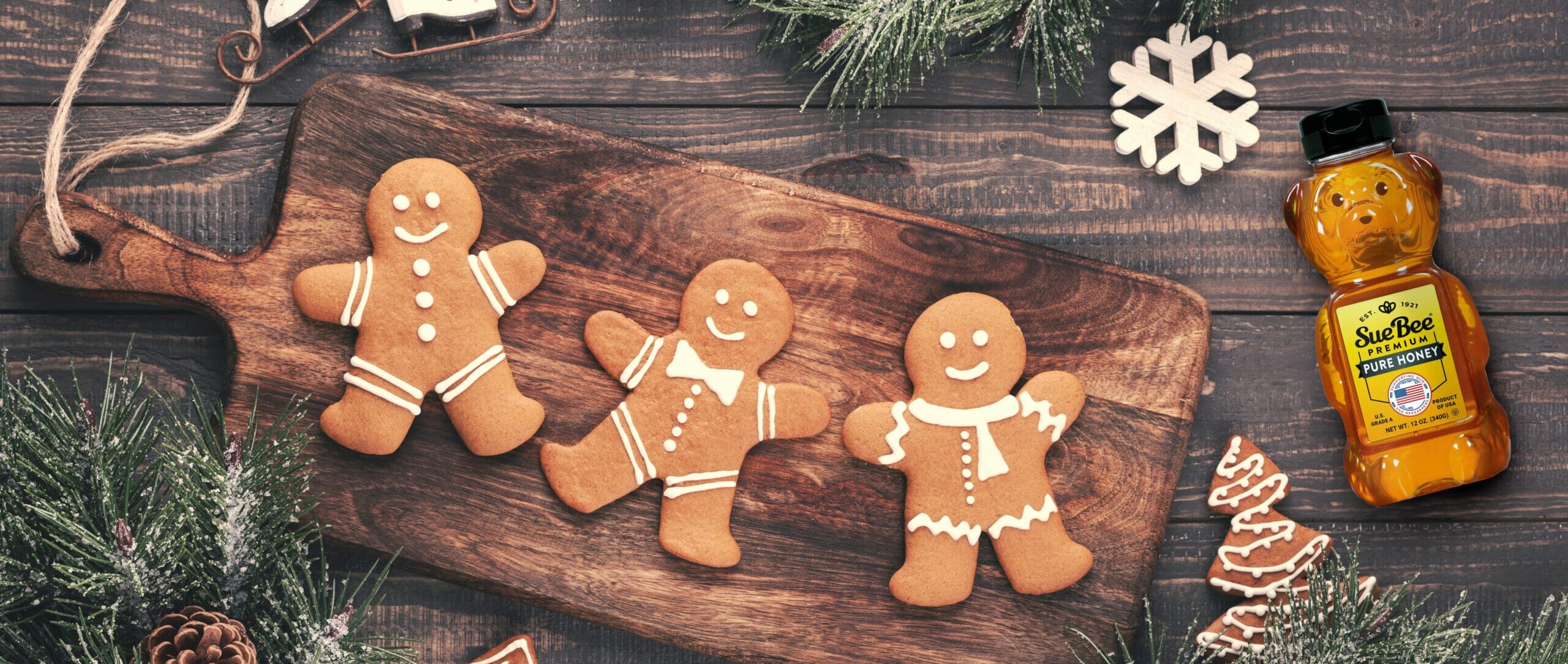 SUE BEE® Honey Gingerbread Cookies - Sioux Honey Association Co-Op